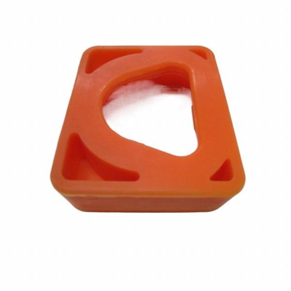 Custom molded silicone rubber part